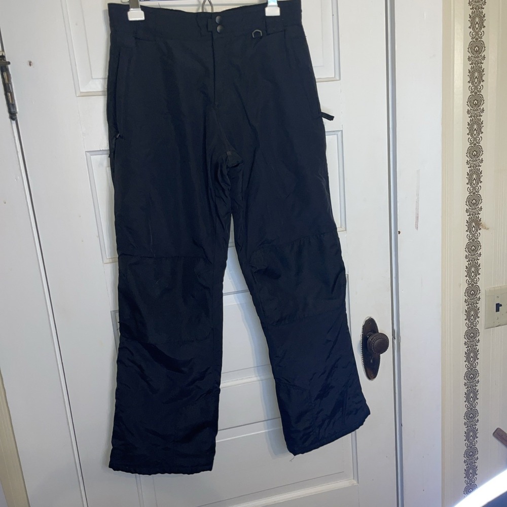 Slalom Black Adult Winter Snow Ski Pants Size - MEDIUM Insulated Warm